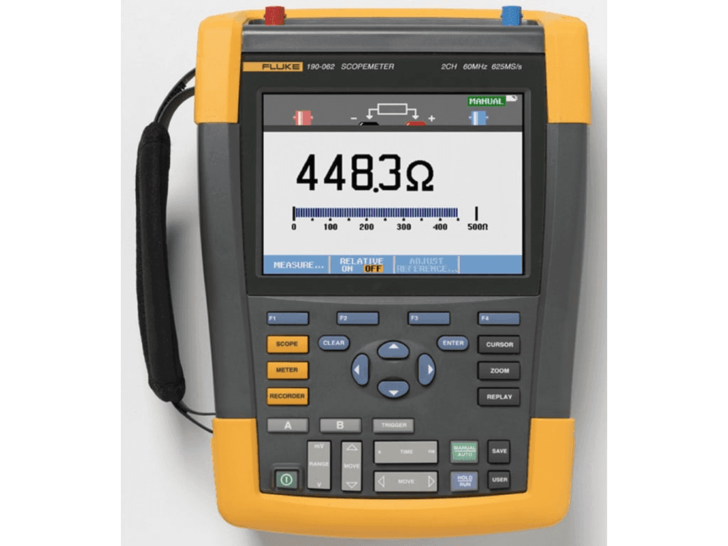 Osciloscopio Portátil De 2 Canales 60Mhz Fluke F190062