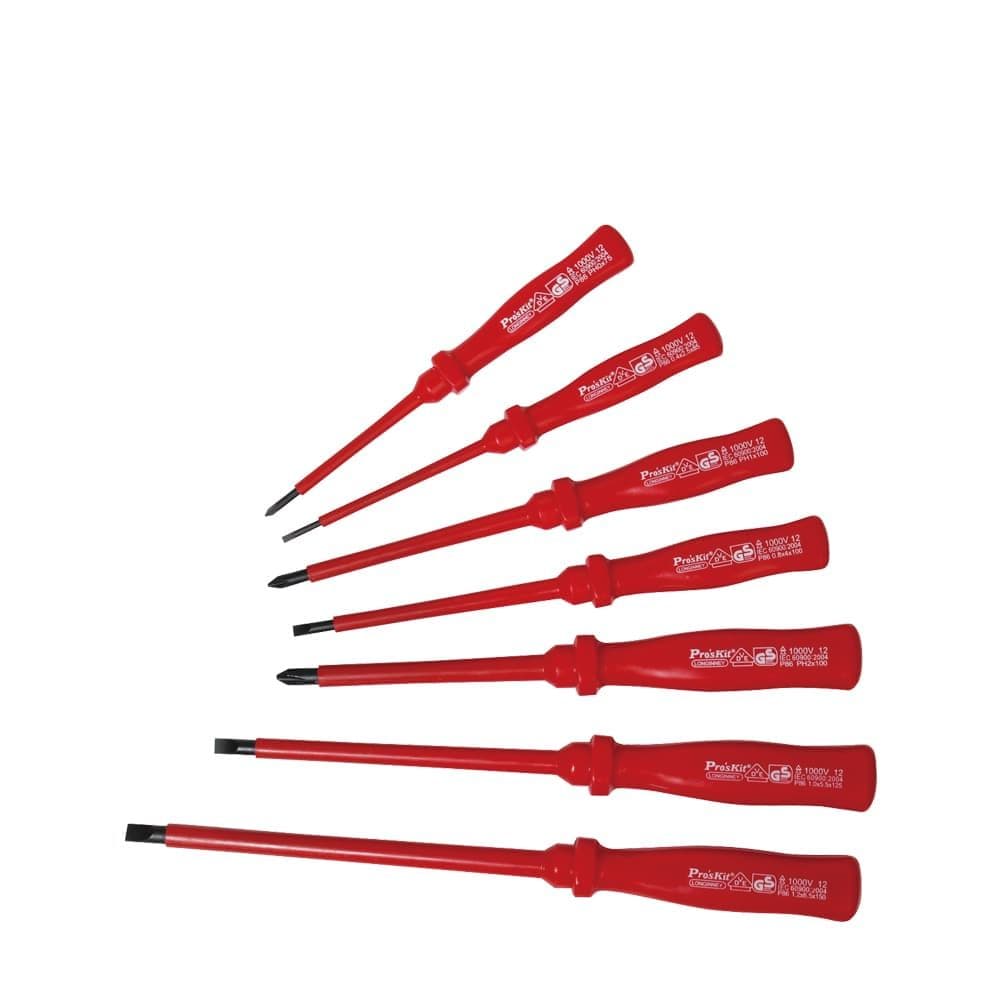 Kit Destornilladores Aislados 1000V Proskit 8PK8100E