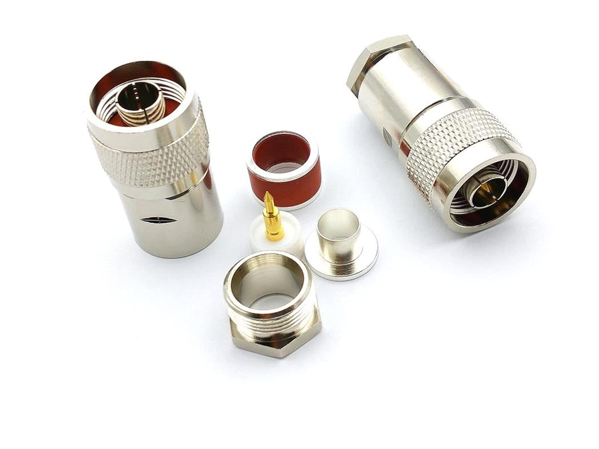 Conector Coaxial Tipo N Macho De Armar Amphenol  82-202RFX