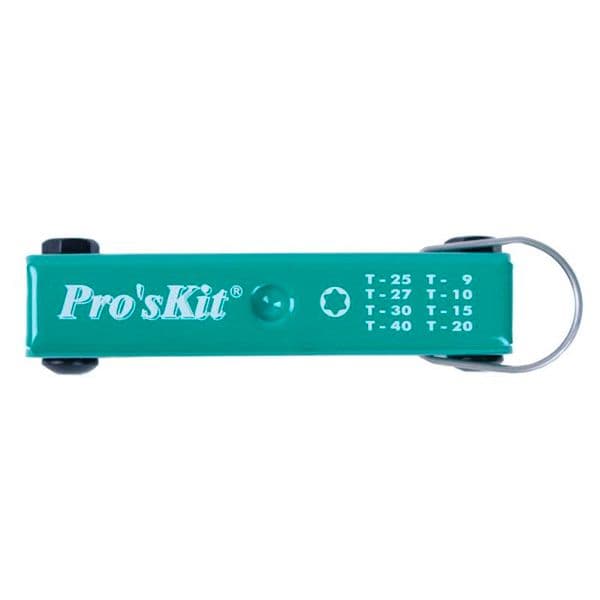 Juego De 8 Llaves En Torx Plegables Proskit 8PK021L
