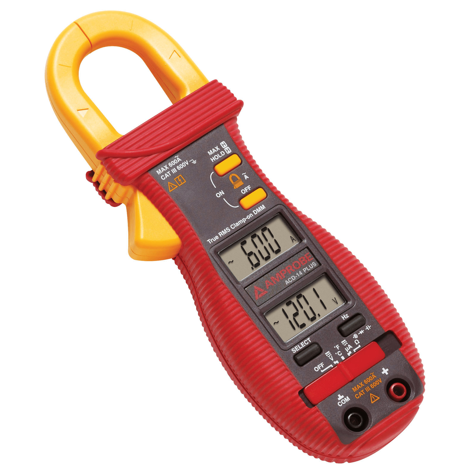 Pinza Voltiamperimetrica  de 600A AC con Pantalla Dual Amprobe ACD14