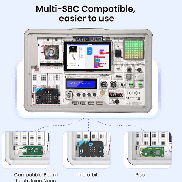 Kit de IA y Estacion de Desarrollo con RaspberryPI5 KITEDRAS5
