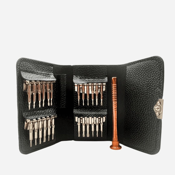 Kit De Herramientas De Precisión 25 En 1 Con Estuche Para Reparación Electrónica KITPER25EN1
