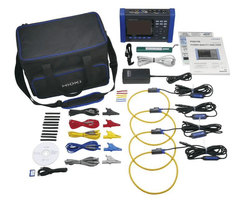 Analizador de Calidad de Energía Trifásico Clase S Hioki PQ3100-04/6000-7INKIT