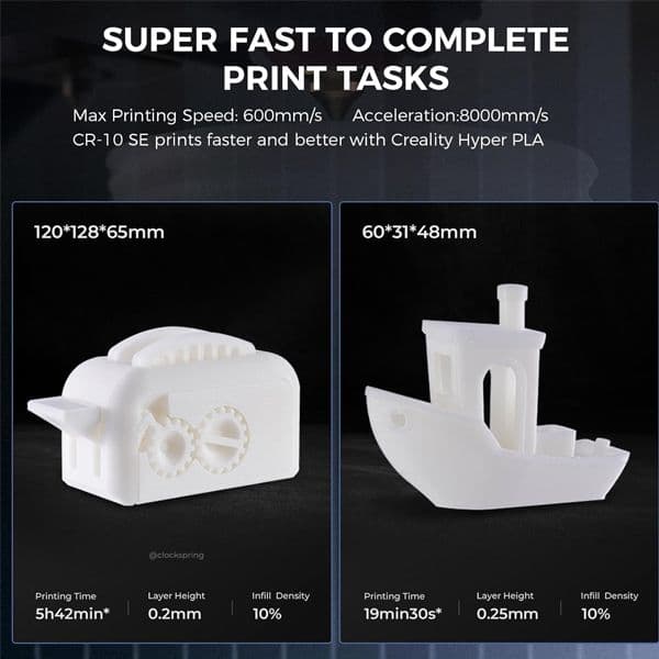 CR-10SE Impresora 3D de alta velocidad CR Touch