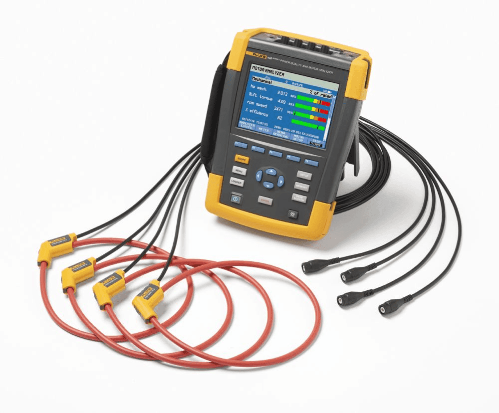 Analizador de calidad eléctrica y de motor Fluke  F438-II