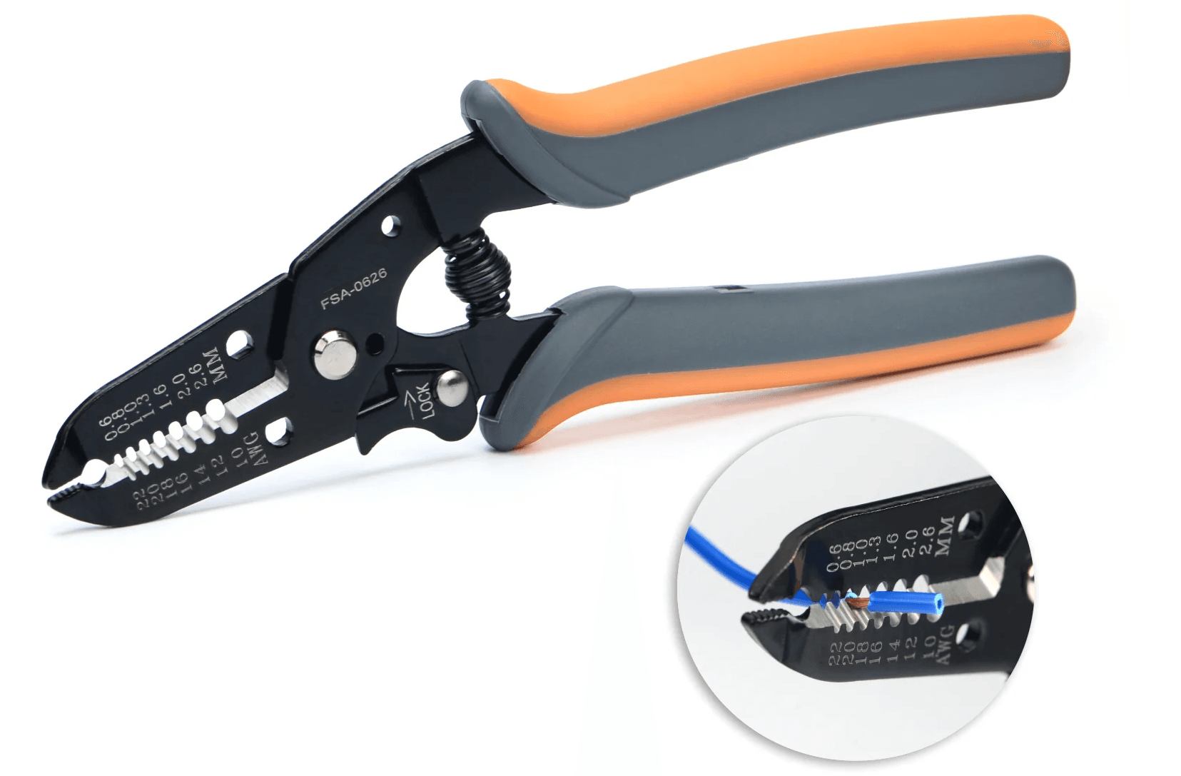 Pelacable, Ponchadora Y Cortador De Cable 22-10 AWG FSA0626WC