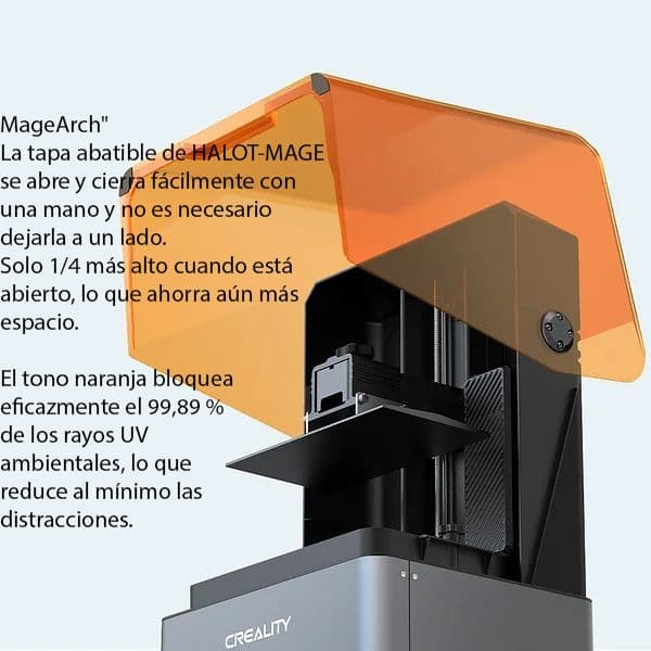HALOT-MAGE Impresora 3D de resina 8K, con pantalla LCD 10.3"