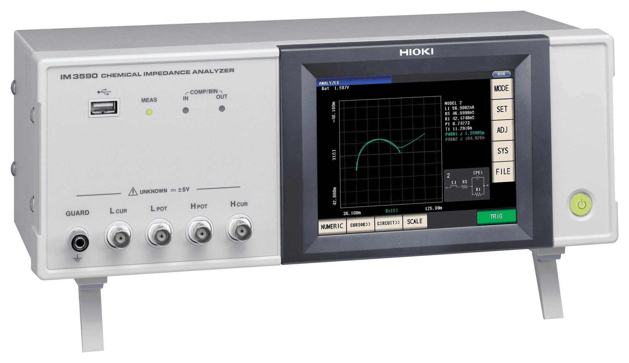Analizador De Impedancia Química Hioki IM3590