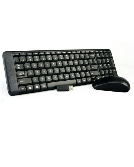 Combo Teclado y Mouse Inalámbrico Logitech MK220