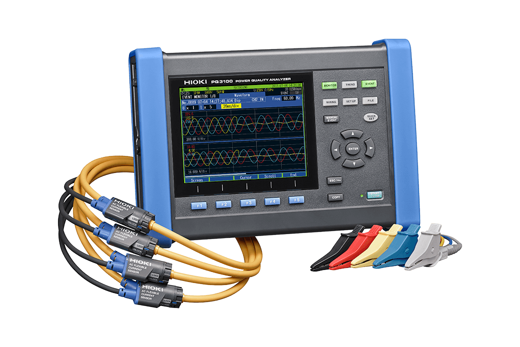 Analizador de Calidad de Energía Trifásico Clase S Hioki PQ3100-04/6000-7INKIT