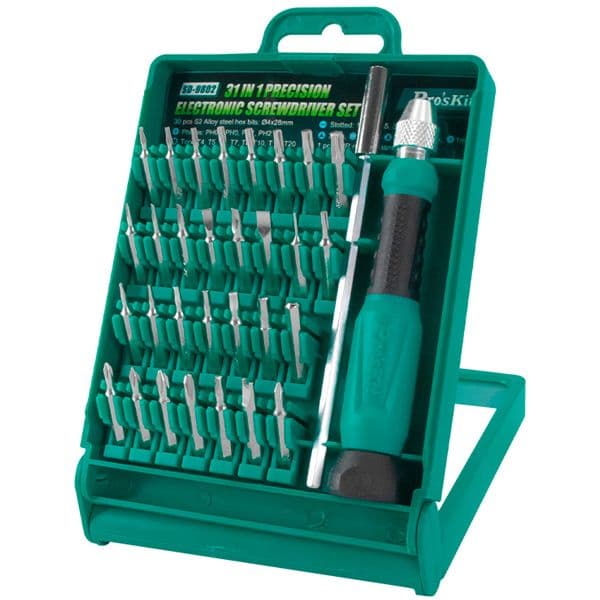 Juego de destornillador de precisión 31pzas Proskit SD-9802