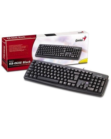 Teclado sencillo Genius con interfaz PS2 TKB06PS2N