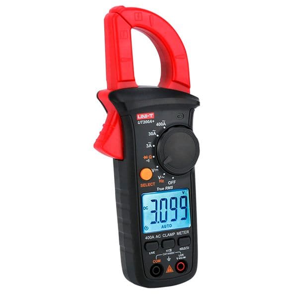 UT200A+ Pinza Amperimétrica Trms 400A AC 600V AC/DC Unit