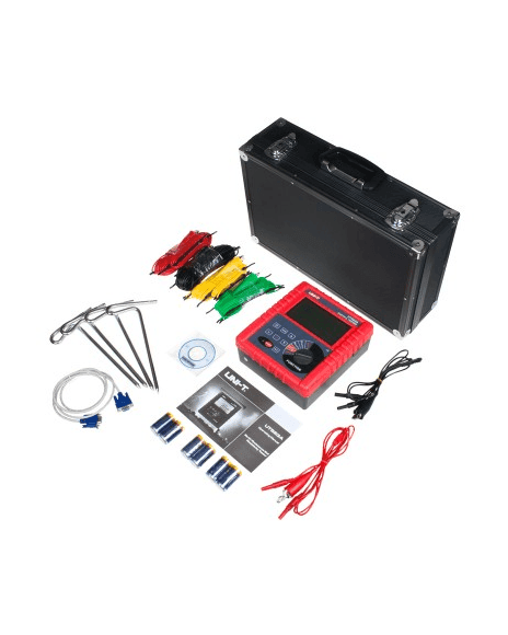 Probador De Resistividad De Suelo De Resistencia a Tierra Uni-Trend UT523A