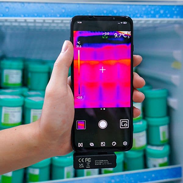 Cámara termográfica para celular IR 120×90 Unit UTI120M