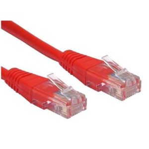 Patch Cord Rojo 90cm-3Ft Cat6 24 AWG VCP PATCH3P6-RO